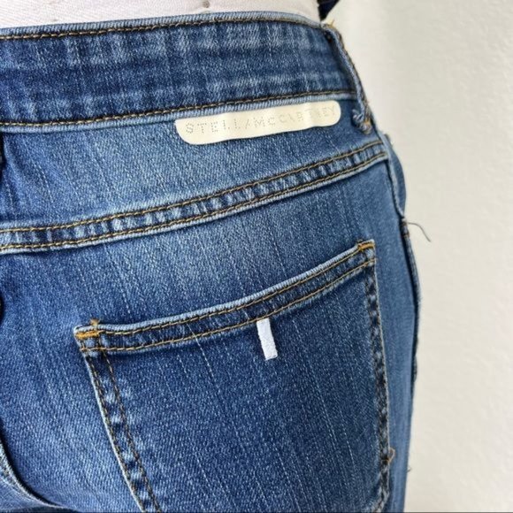 stella mccartney Swallow Embroidered Skinny Jeans Blue - Picture 8 of 15